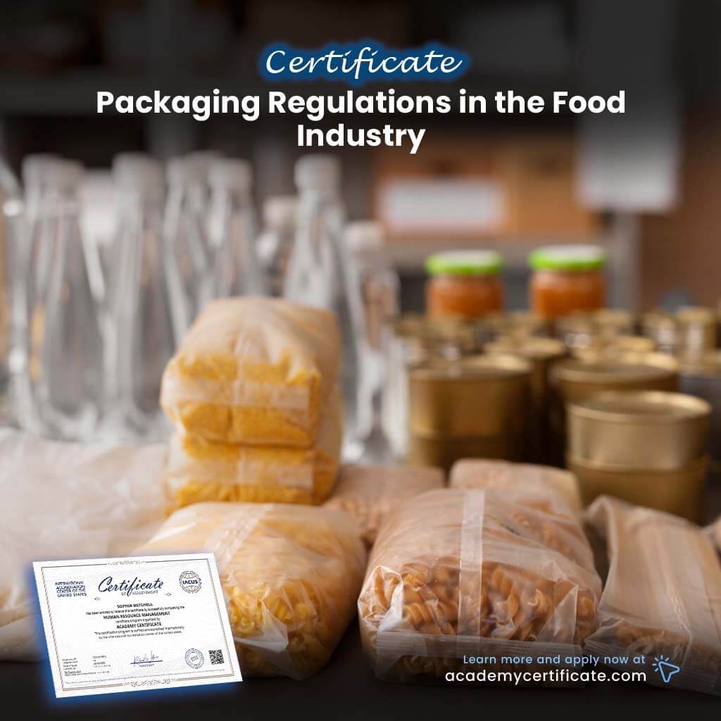 Packaging Regulations in the Food Industry Certificate