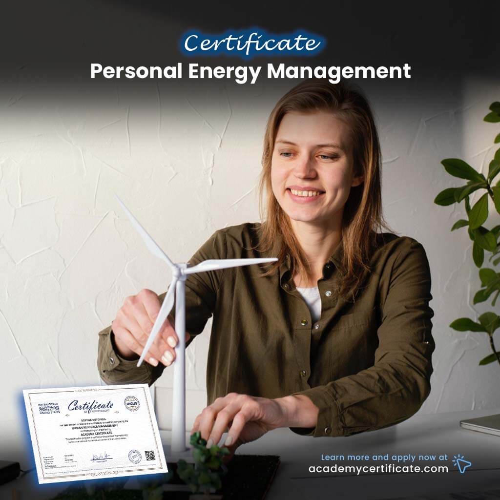 Personal Energy Management Certificate
