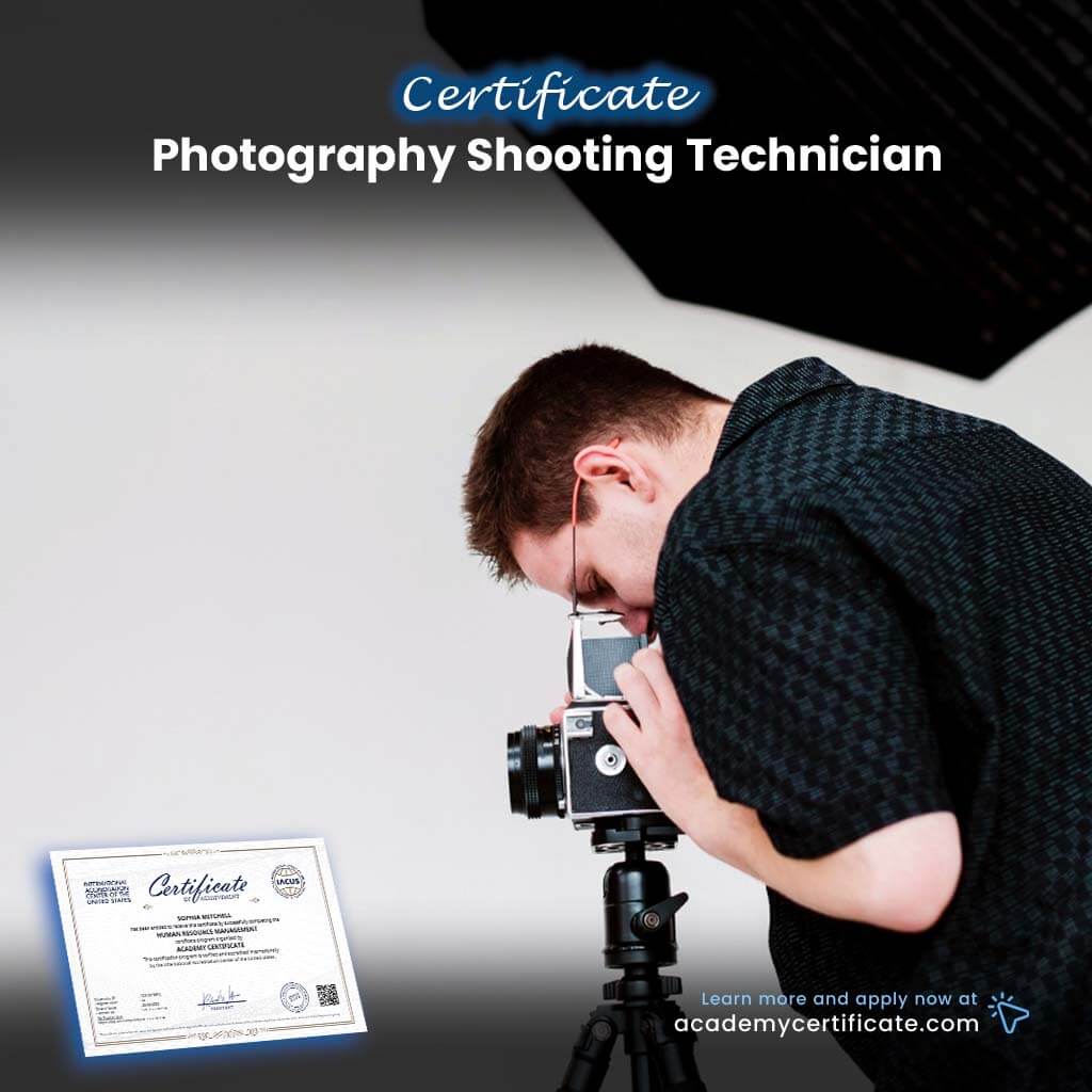 Photography Shooting Technician Certificate