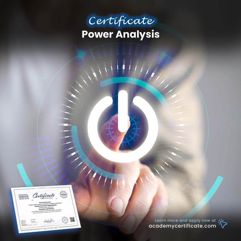 Power Analysis Certificate
