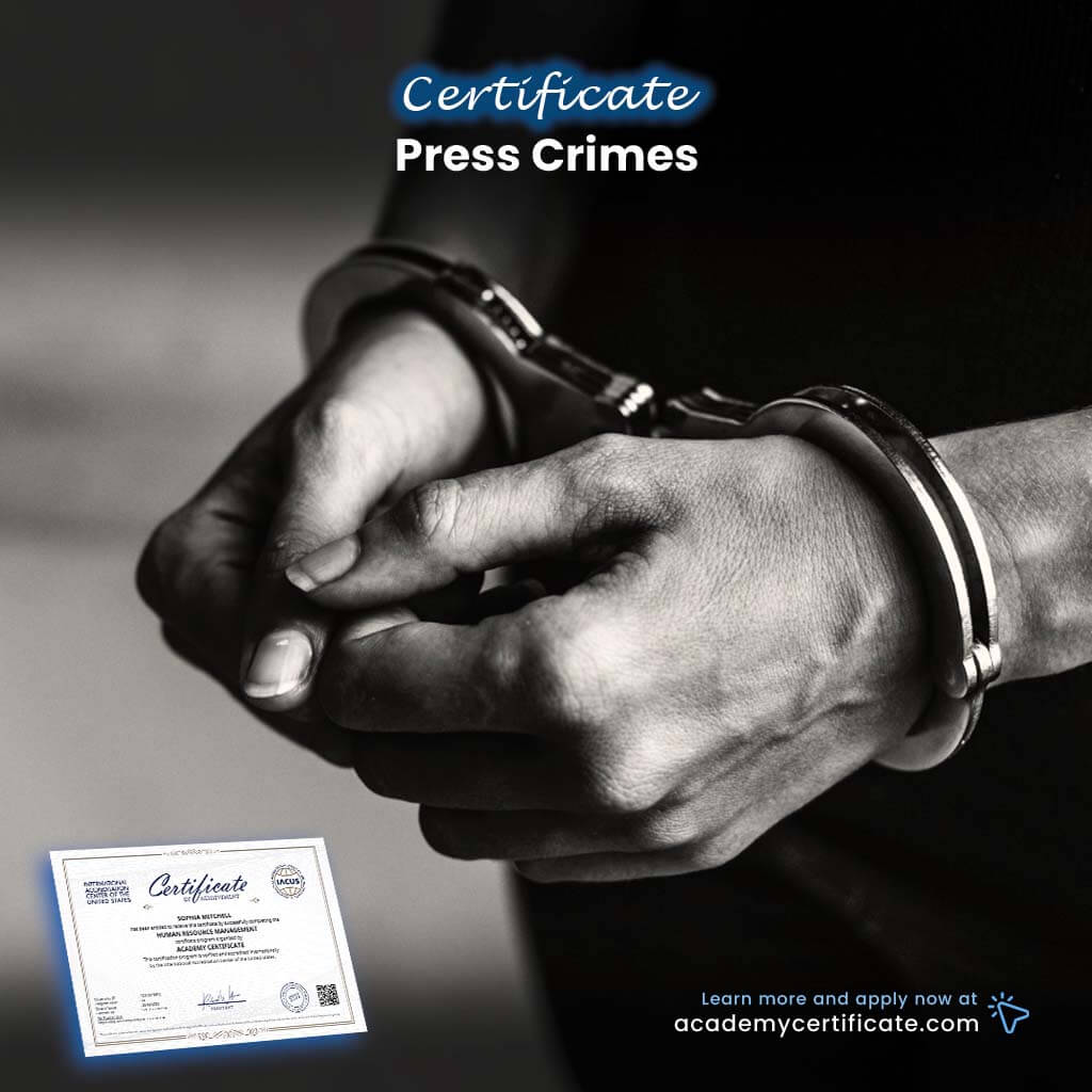 Press Crimes Certificate