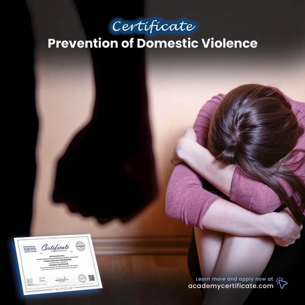 Prevention of Domestic Violence Certificate