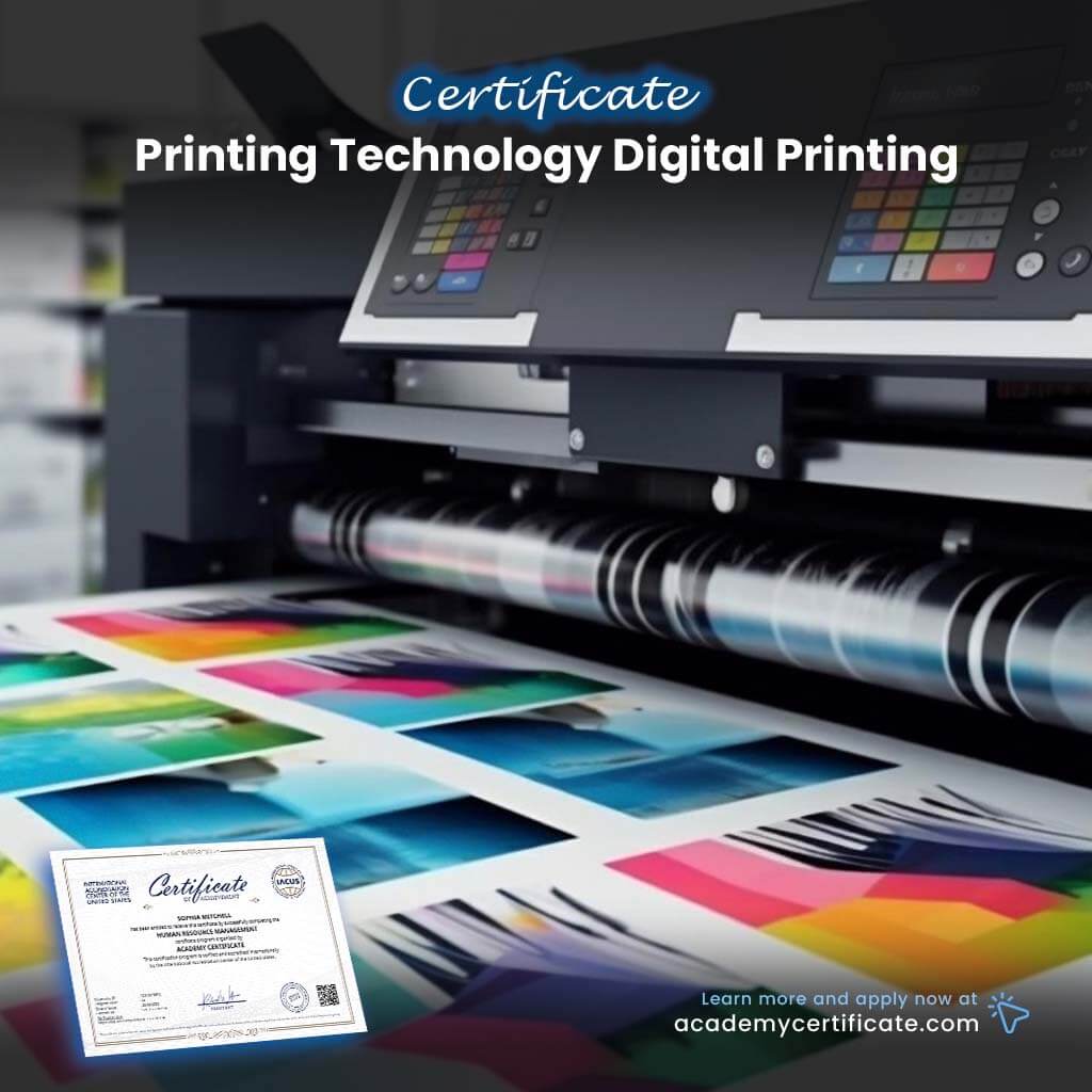 Printing Technology Digital Printing Certificate