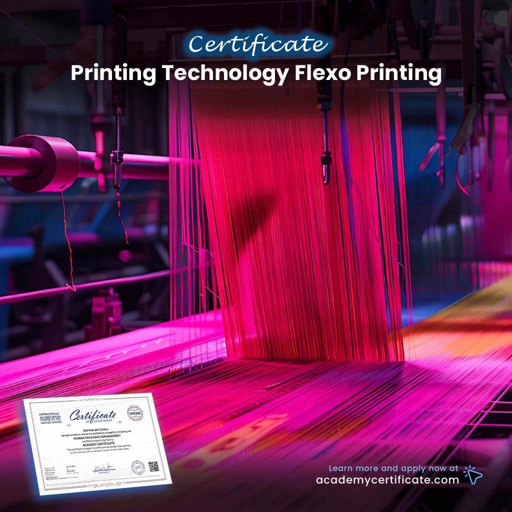 Printing Technology Flexo Printing Certificate