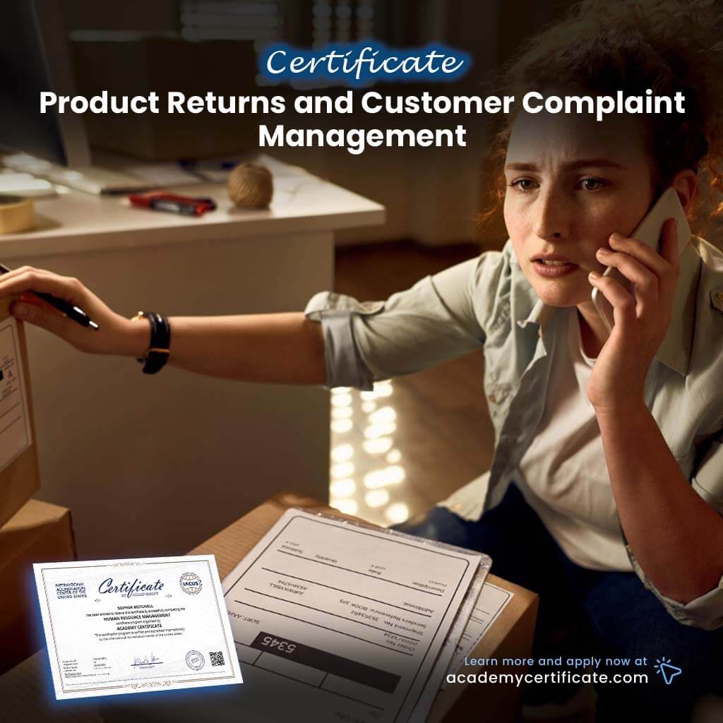 Product Returns and Customer Complaint Management Certificate
