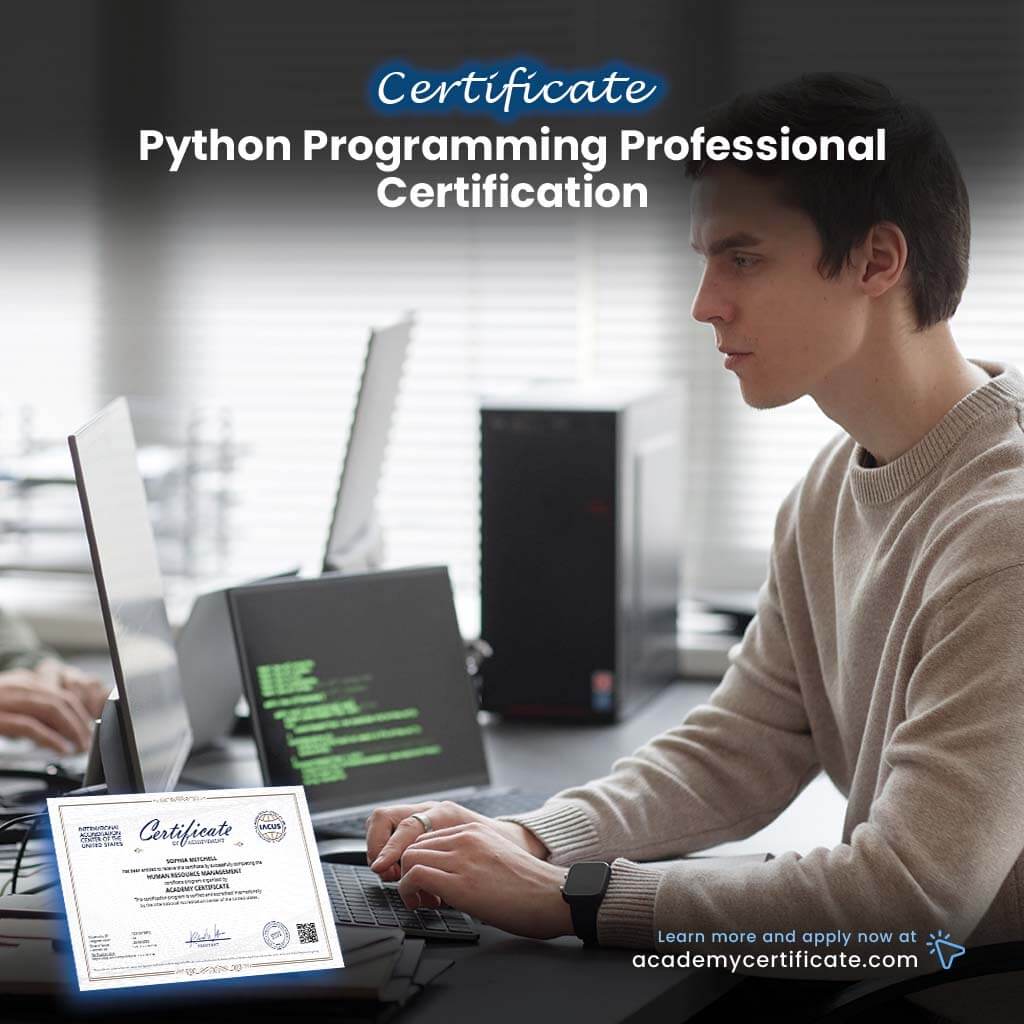 Certificado de Certificación Profesional de Programación Python