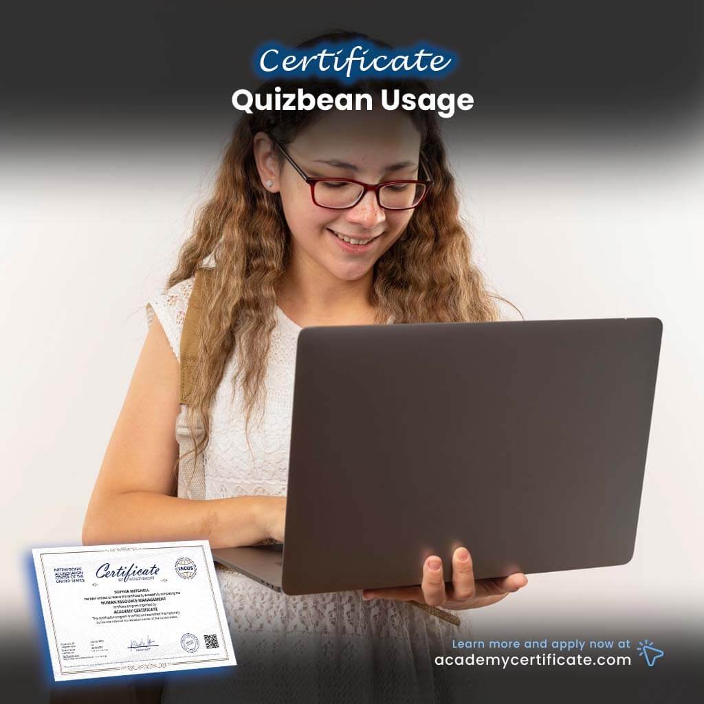 Quizbean Usage Certificate