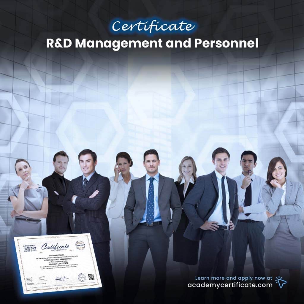 R&D Management and Personnel Certificate
