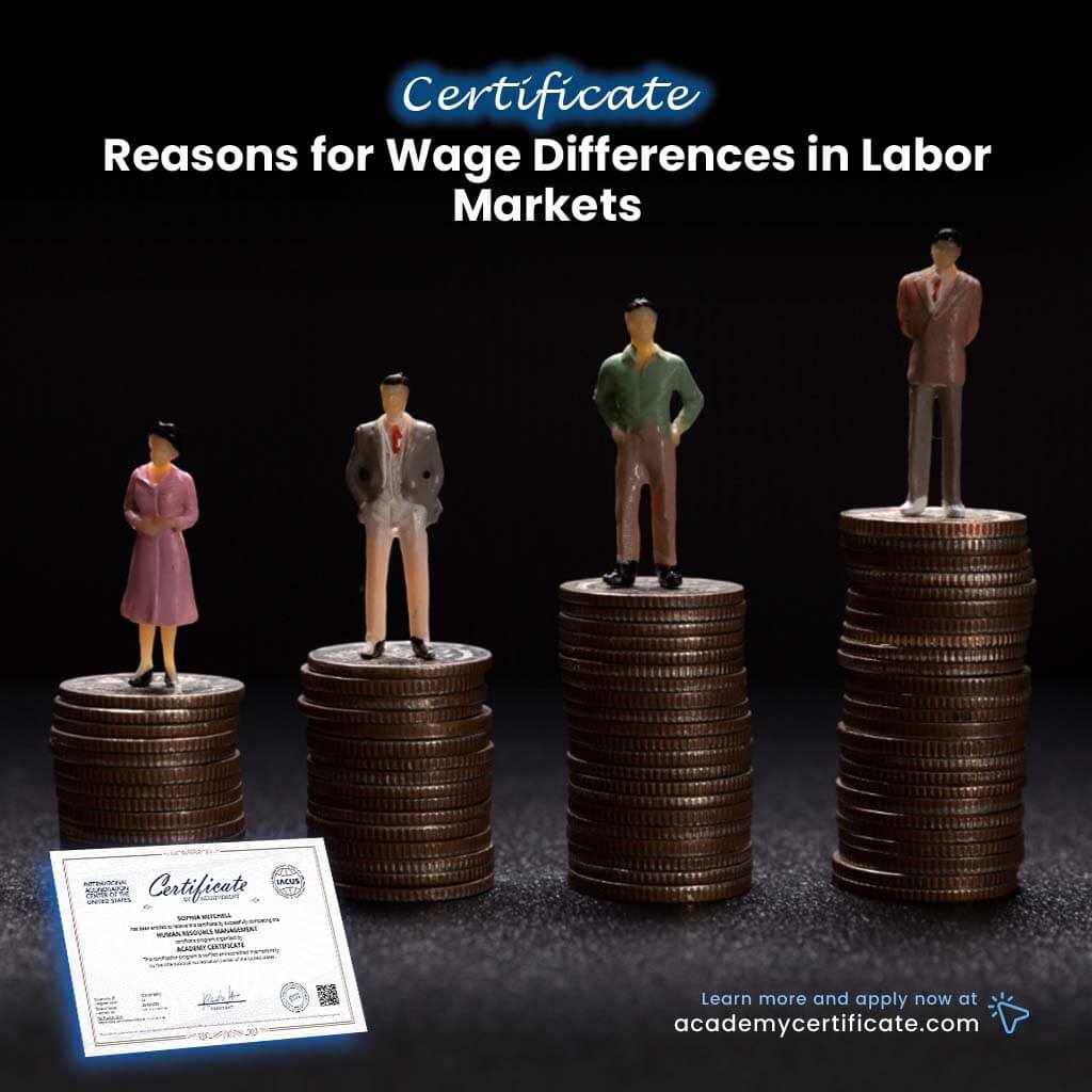 Reasons for Wage Differences in Labor Markets Certificate