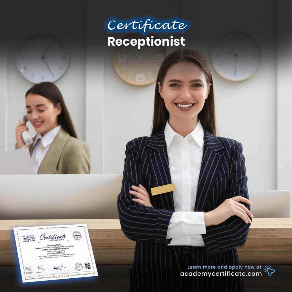 Receptionist Certificate
