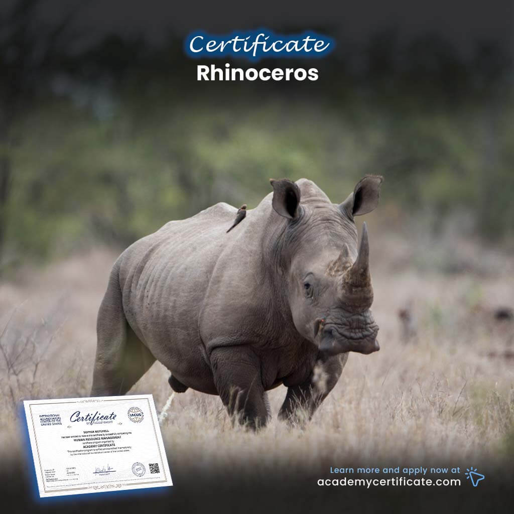 Rhinoceros Certificate