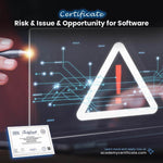 Risk & Issue & Opportunity for Software Certificate