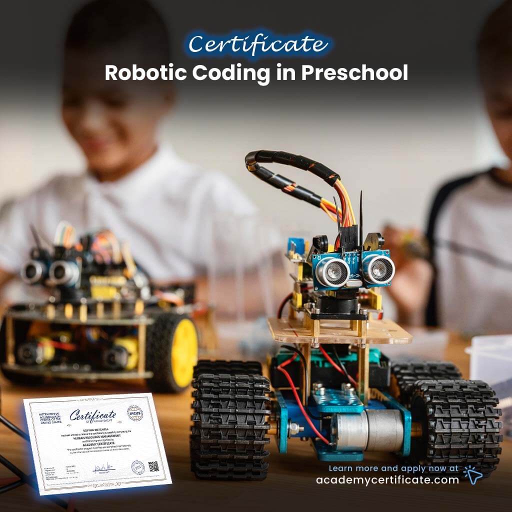 Robotic Coding in Preschool Certificate