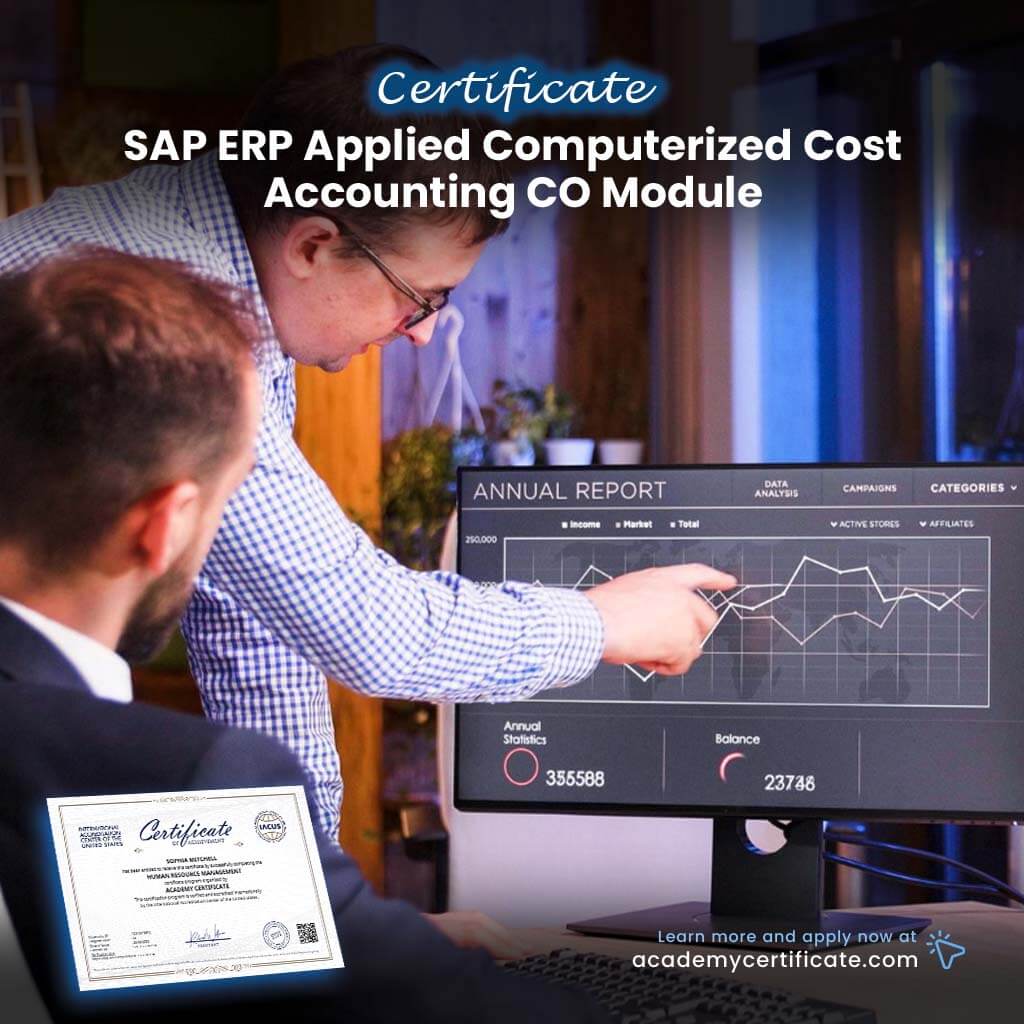 Certificado del módulo CO de contabilidad de costes informatizada aplicada de SAP ERP