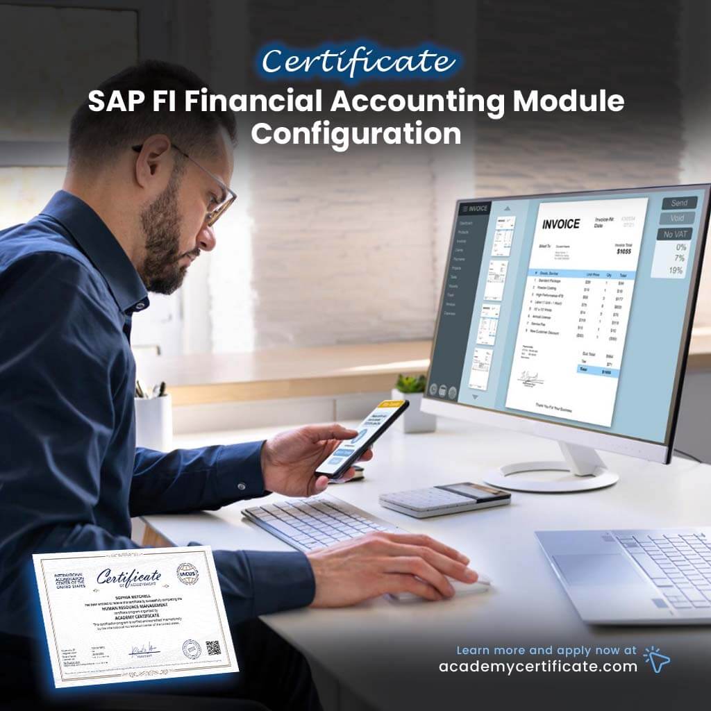 SAP FI Financial Accounting Module Configuration Certificate