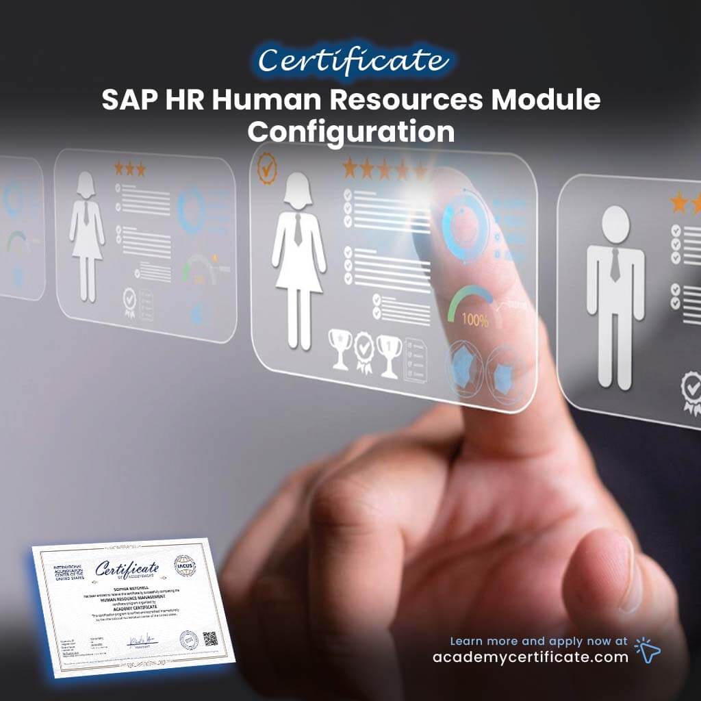 SAP HR Human Resources Module Configuration Certificate
