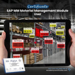 SAP MM Material Management Module User Certificate