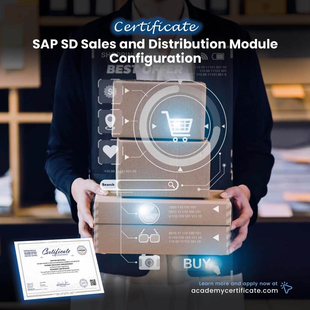 SAP SD Sales and Distribution Module Configuration Certificate