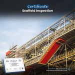 Scaffold Inspection Certificate