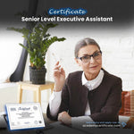 Senior Level Executive Assistant Certificate