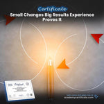 Small Changes Big Results Experience Proves It Certificate