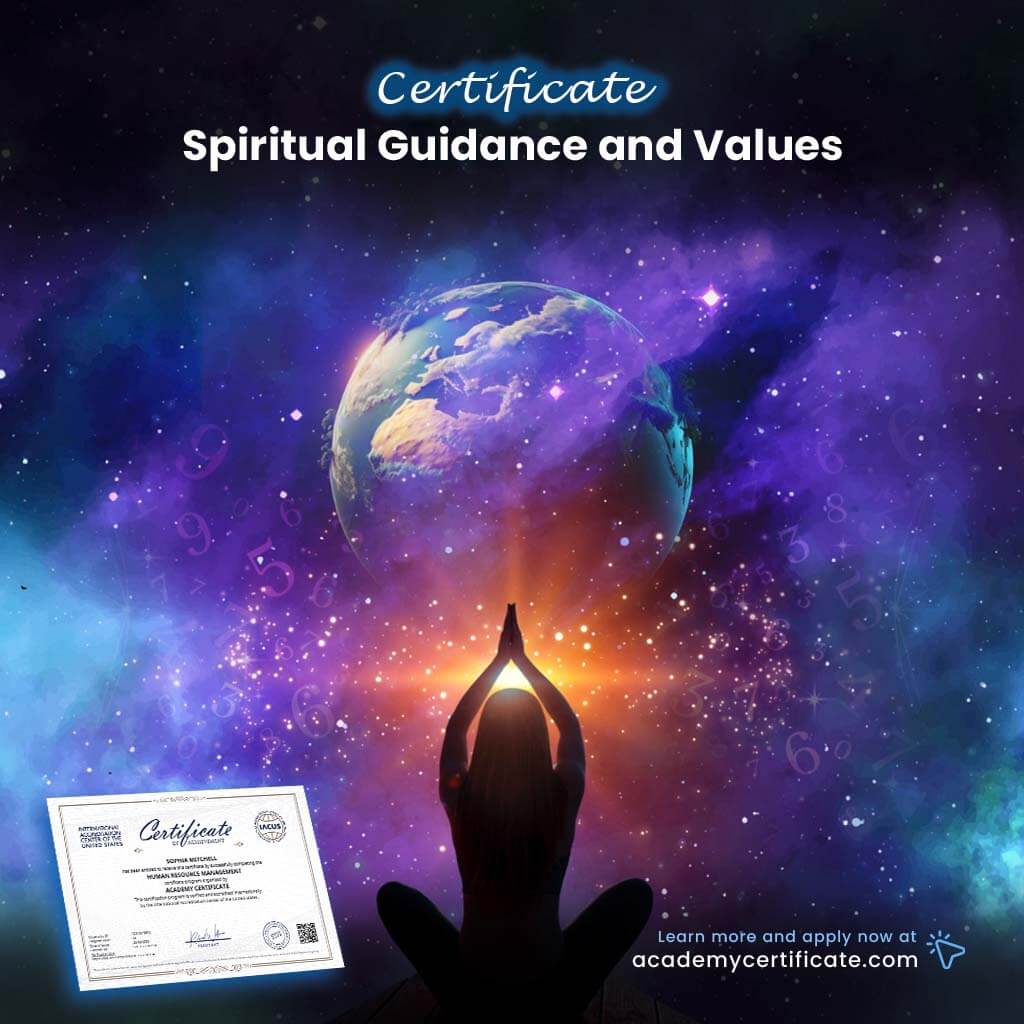 Spiritual Guidance and Values Certificate