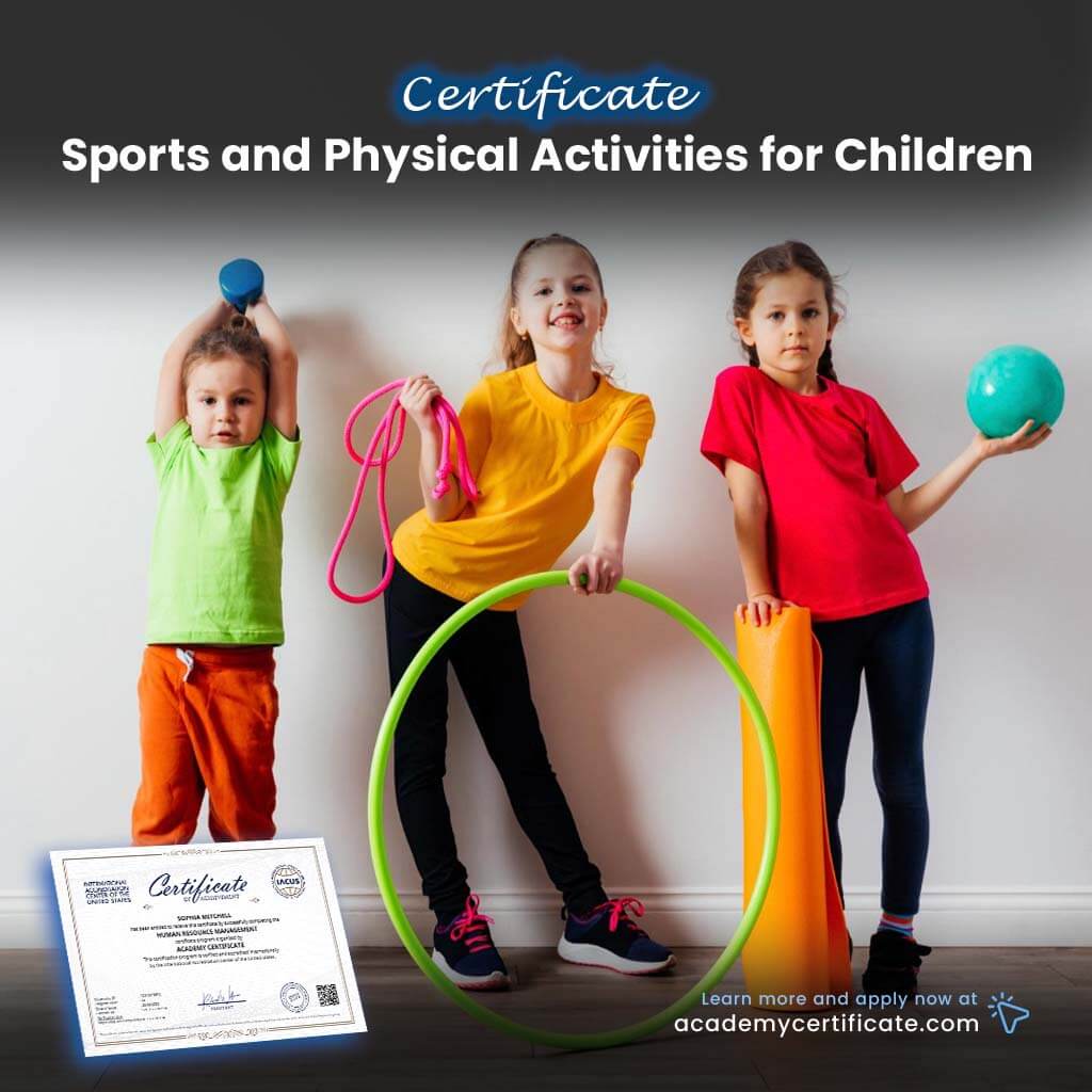 Sports and Physical Activities for Children Certificate
