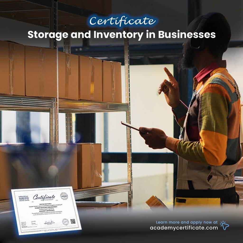 Storage and Inventory in Businesses Certificate