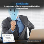 Symptoms of Depression and Solution Suggestions Certificate
