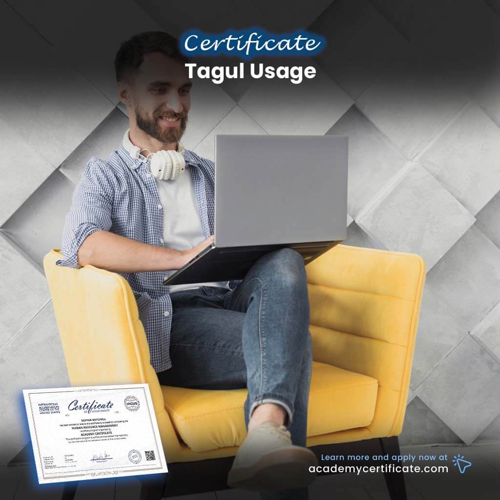 Tagul Usage Certificate