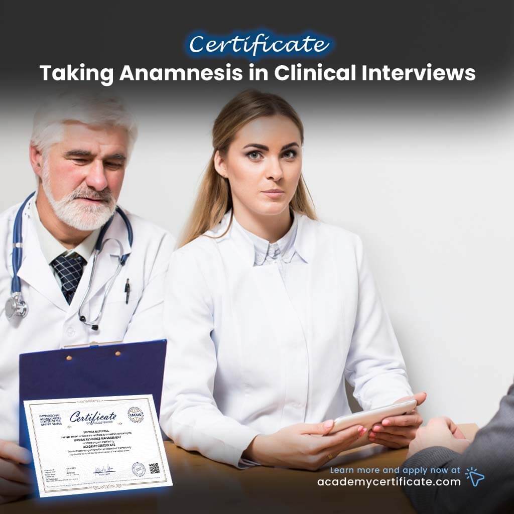 Taking Anamnesis in Clinical Interviews Certificate