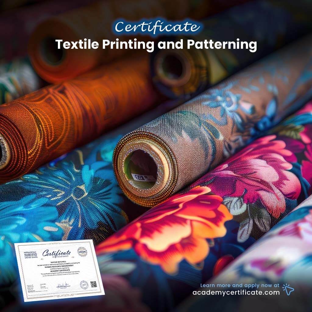 Textile Printing and Patterning Certificate