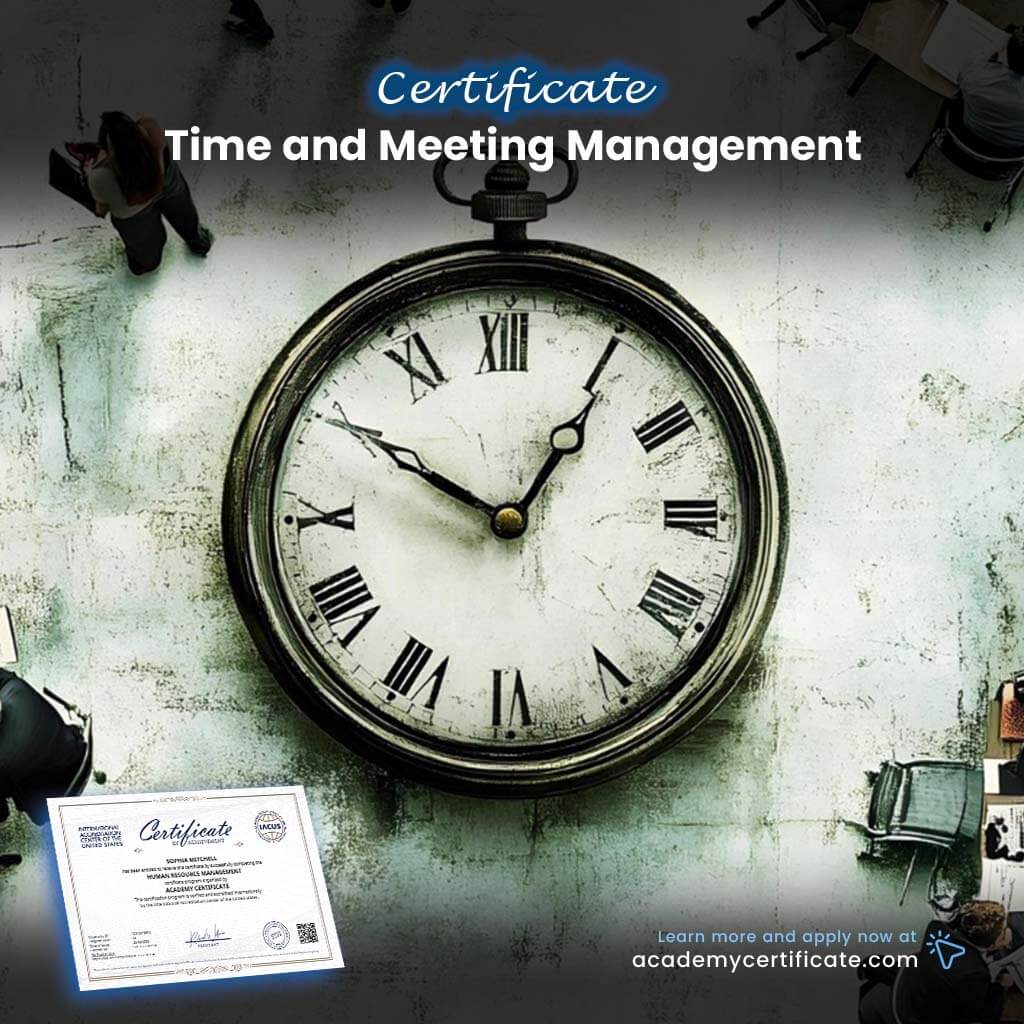 Time and Meeting Management Certificate