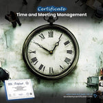 Time and Meeting Management Certificate