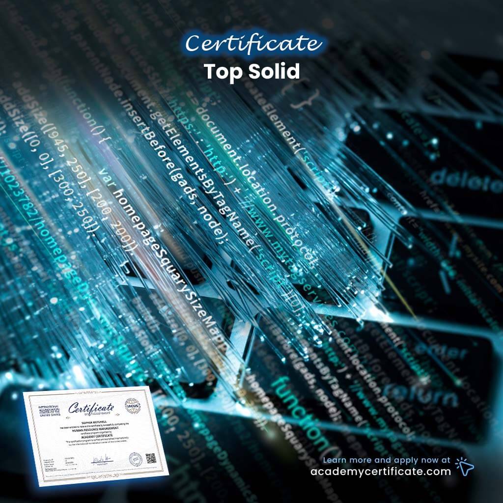 Top Solid Certificate