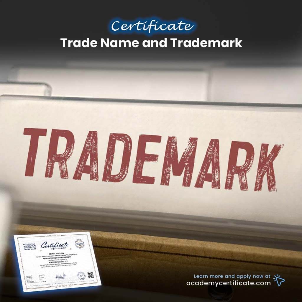 Trade Name and Trademark Certificate