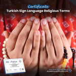 Turkish Sign Language Religious Terms Certificate
