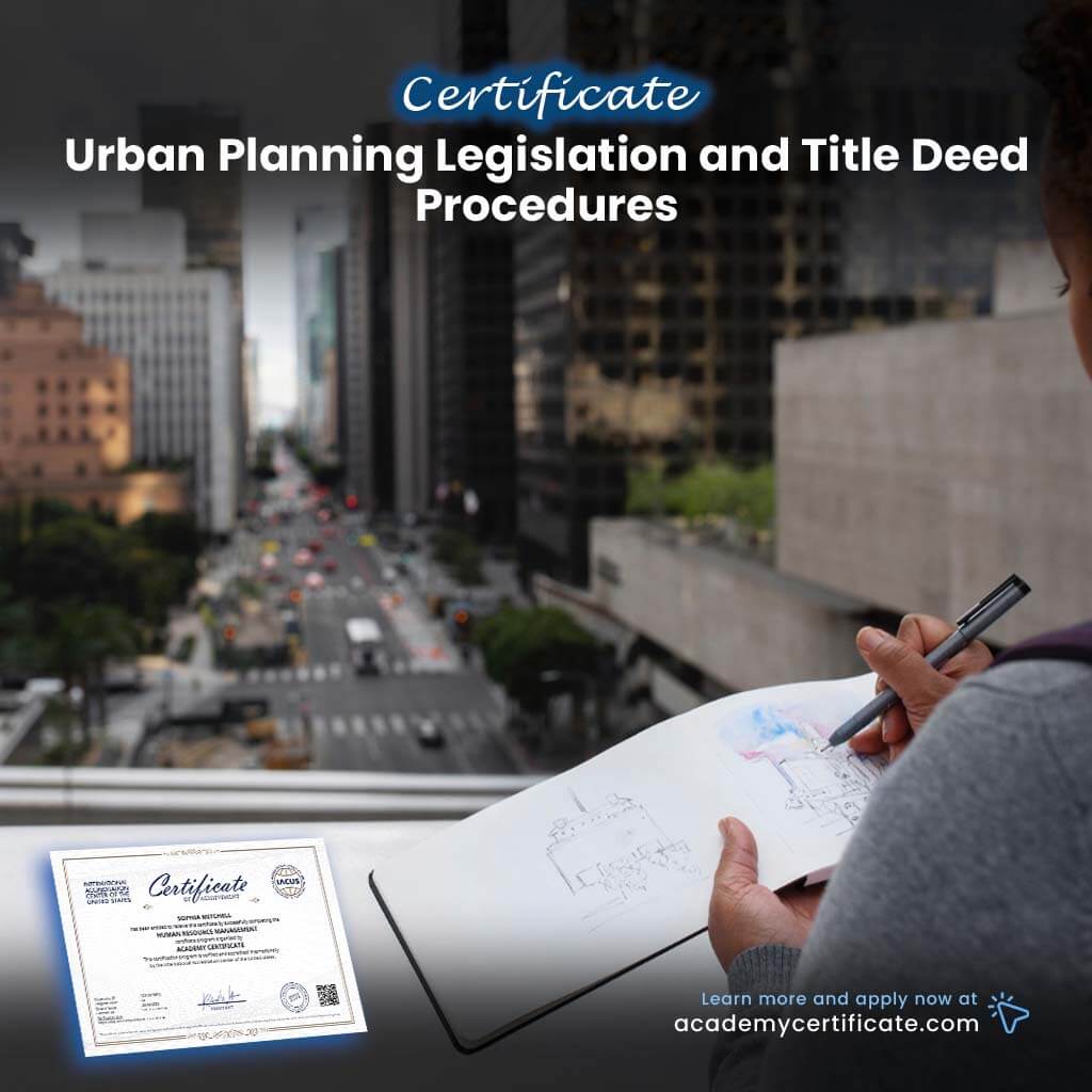 Urban Planning Legislation and Title Deed Procedures Certificate
