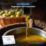 Vegetable Oil Production Certificate