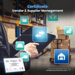 Vendor & Supplier Management Certificate