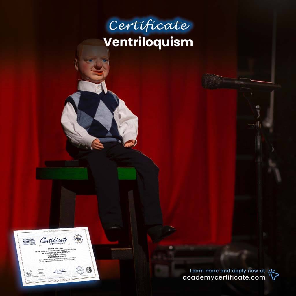Ventriloquism Certificate