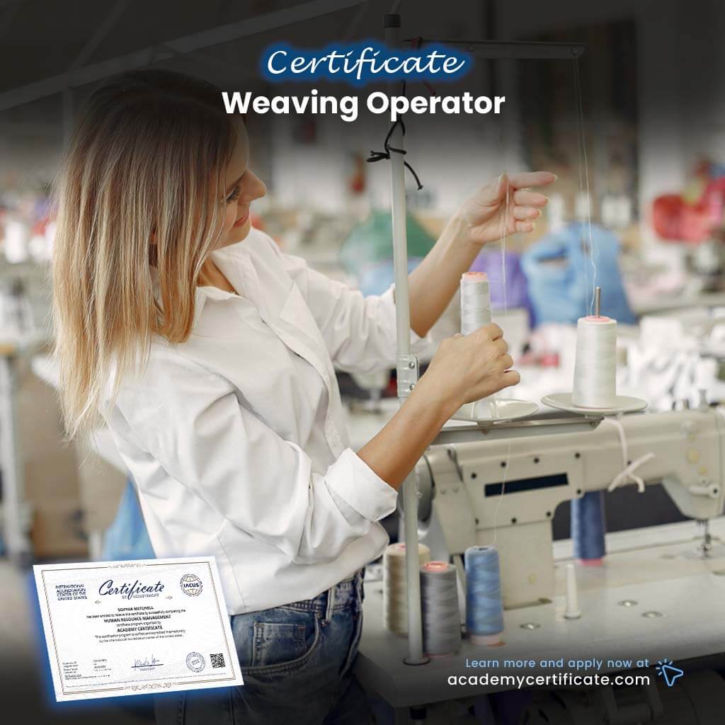 Weaving Operator Certificate