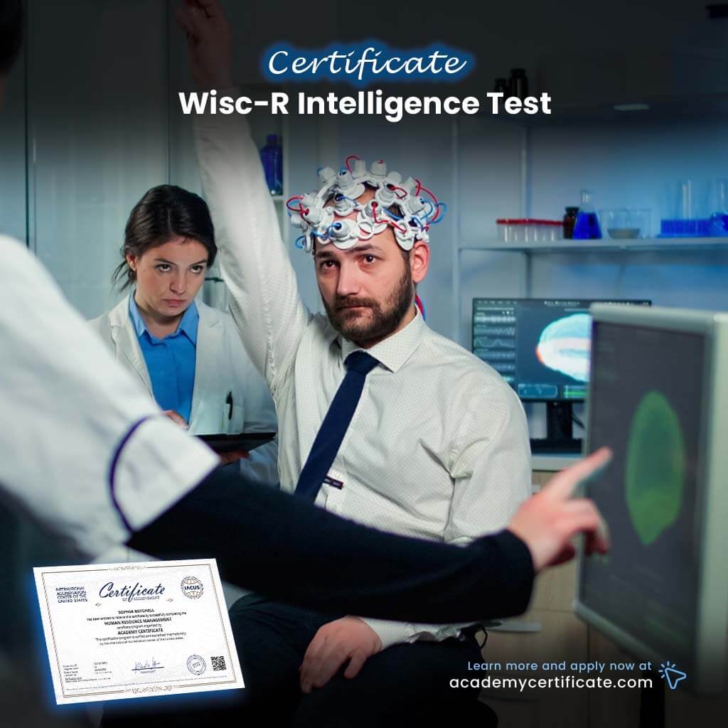 Wisc-R Intelligence Test Certificate