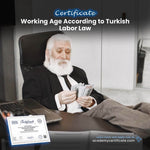Working Age According to Turkish Labor Law Certificate