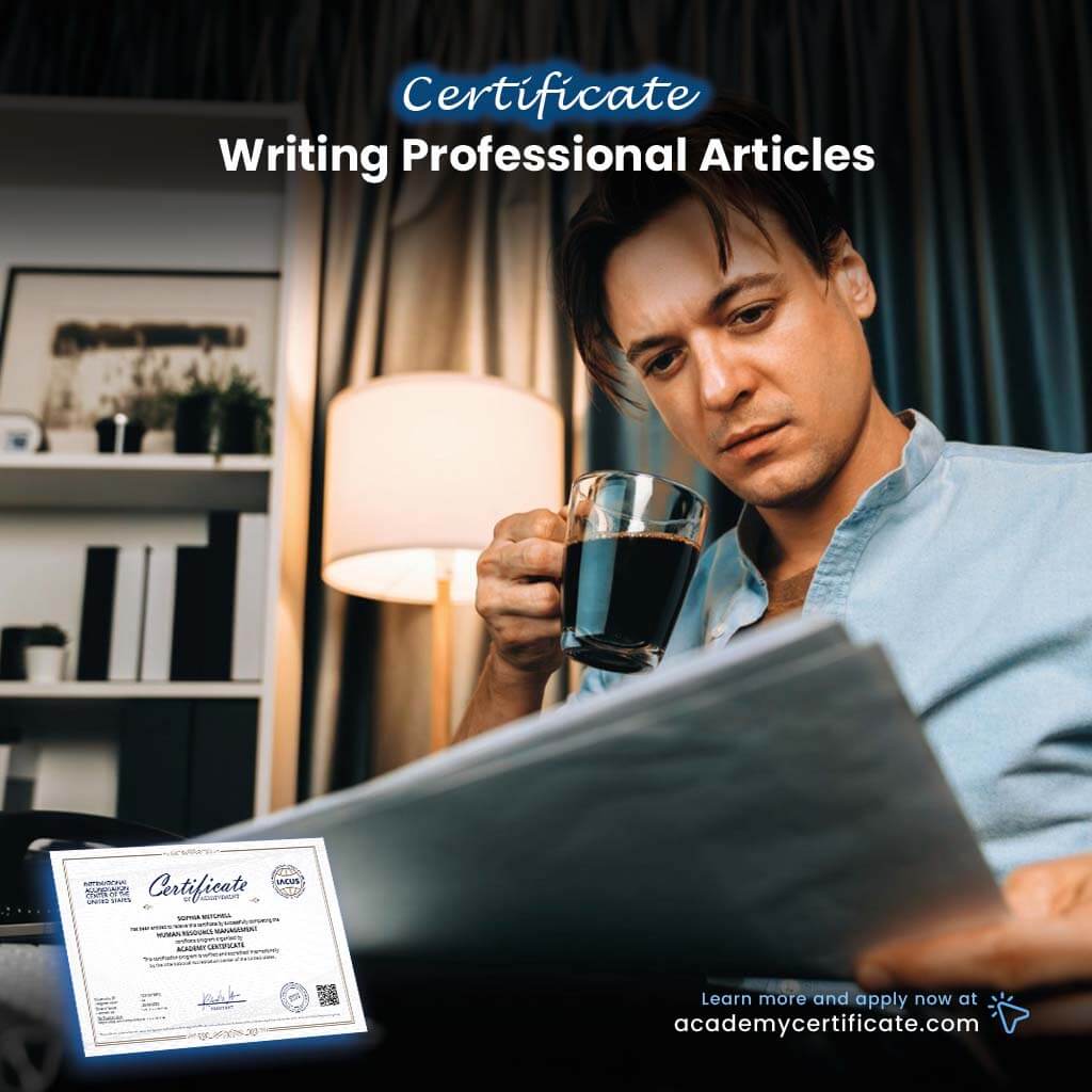 Writing Professional Articles Certificate