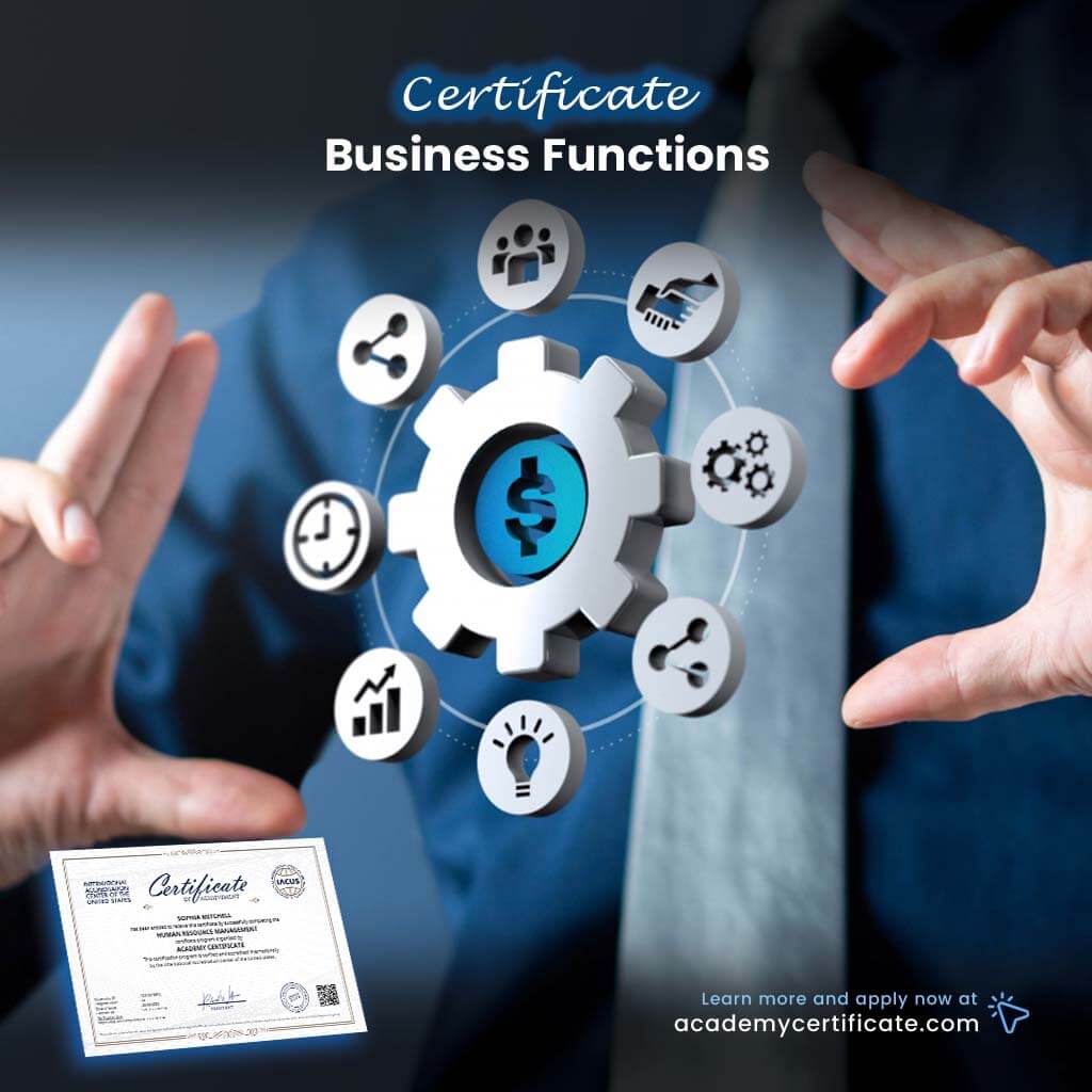 Business Functions Certificate– Academy Certificate