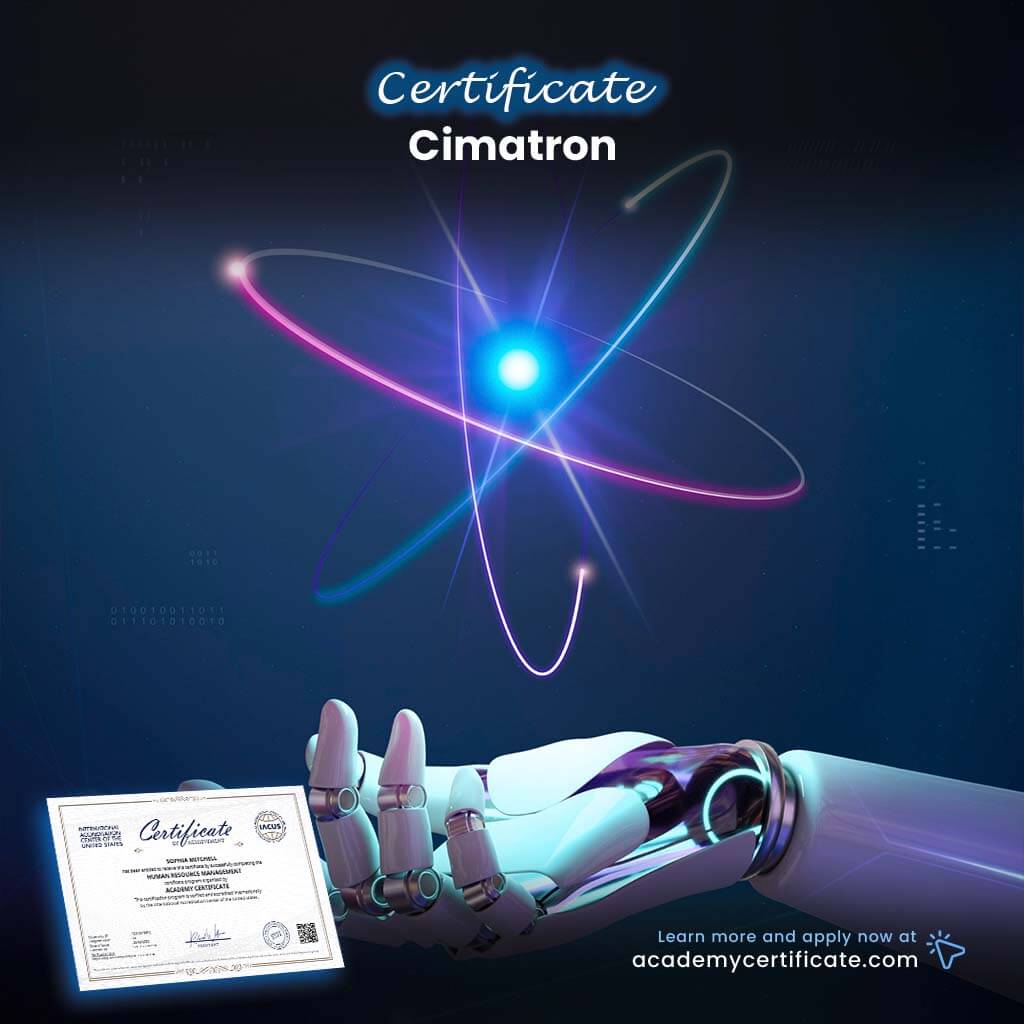 Cimatron Certificate