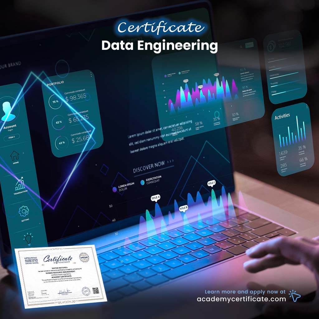 Certificate Computer Data Design Data Engineering Certificate– Academy Certificate