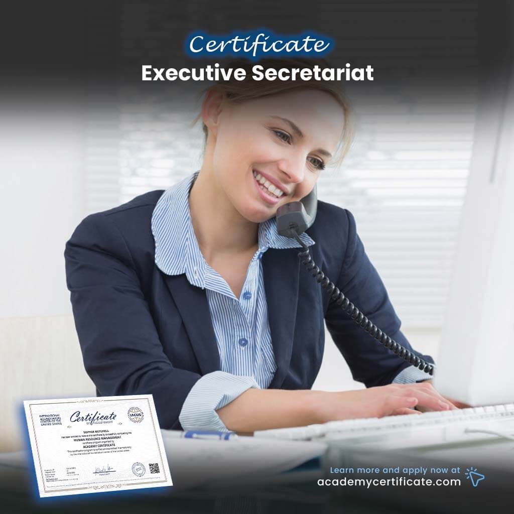 Executive Secretariat Certificate– Academy Certificate
