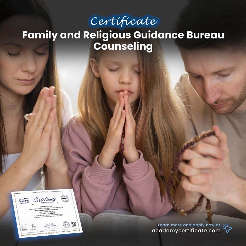 Family and Religious Guidance Bureau Counseling Certificate